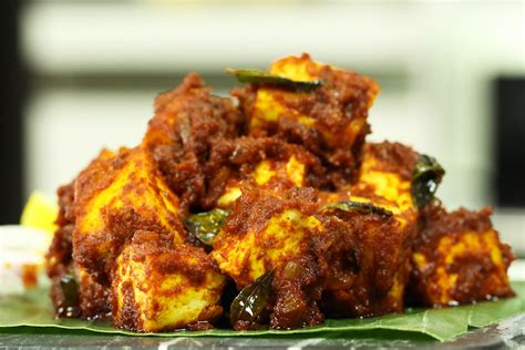 Mangalorain Paneer Ghee Roast Madhuras Recipe