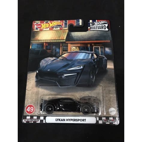 風火輪 hot wheels 林蔭大道 萊肯 lykan hypersport 玩命關頭 超跑 黑色 精裝 膠胎 蝦皮購物