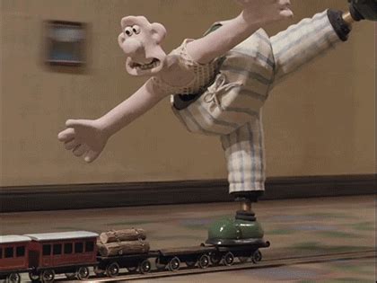 Gromit Wallace Train Fast GIFs - Find & Share on GIPHY