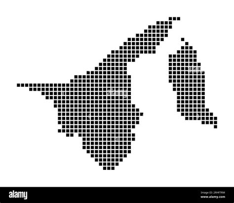 Brunei Map Map Of Brunei In Dotted Style Borders Of The Country