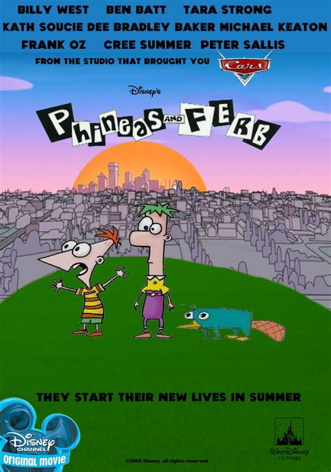 Phineas And Ferb Pilot Movie Poster Fandom