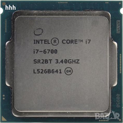 Геймърски мощен процесор Intel i6-6700 / 4 x 3.40 GHz / boost 4 x 4.00 ...