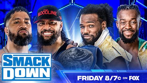 Lineup For Tonights Episode Of Wwe Smackdown History On The Line