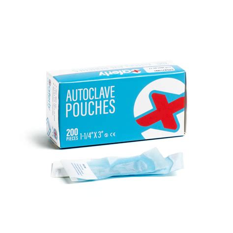 Saferly Sterilization Self Seal Autoclave Pouches 1 14 X 3 Box O
