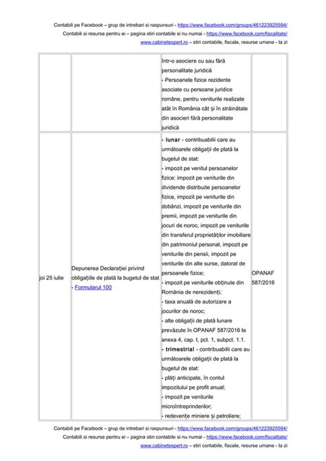 Calendar Anaf Iul Pdf