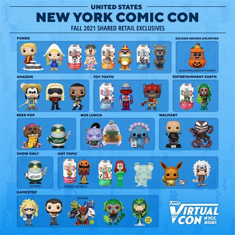 Here Is Your Shared Retailer Exclusives List For Funkos Nycc