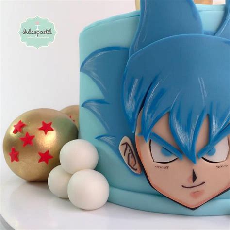 Torta Goku Medellín Decorated Cake by Dulcepastel CakesDecor