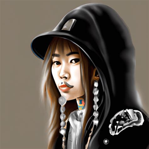 Korean Woman In Streetwear · Creative Fabrica
