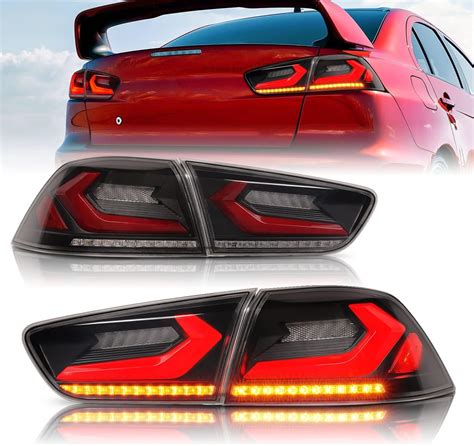 Amazon VLAND LED Smoked Tail Lights Assembly For Mitsubishi