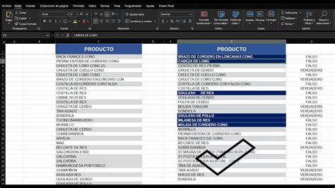 Como Identificar Contenido O Valor Igual En Dos Columnas O Filas En