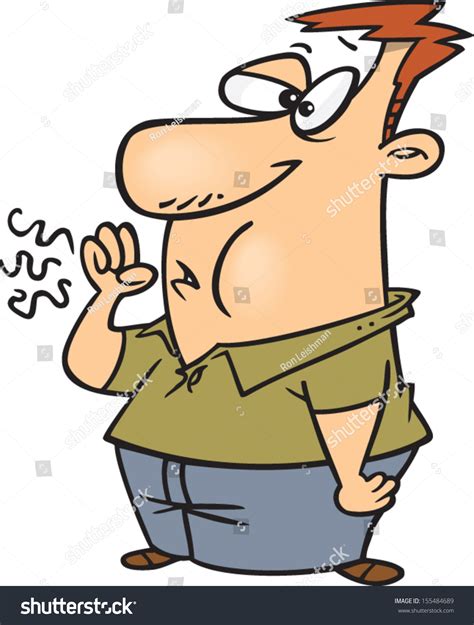 Cartoon Man Coughing Stock Vector 155484689 Shutterstock