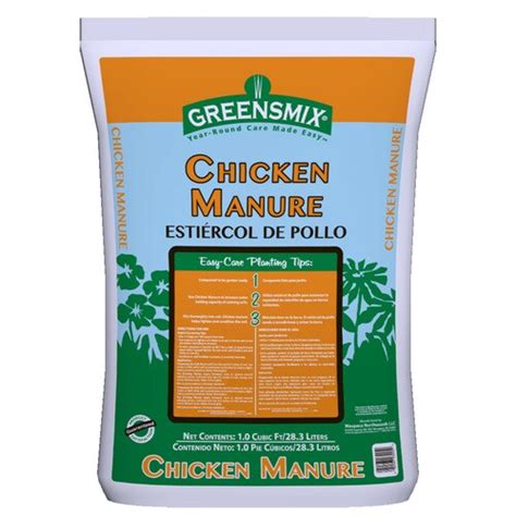 Chicken Manure 1 Cu Ft Compost And Manure Provides Organic Nutrients In