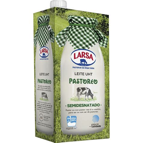 Comprar Leche Semidesnatada UHT Brik 1 L LARSA Supermercado Hipercor