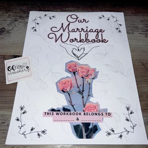 Our Marriage Workbookn Og Stationery