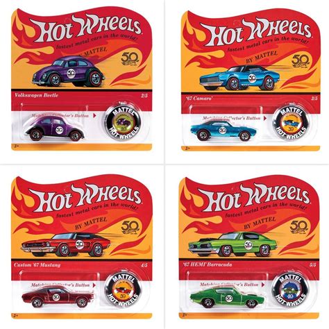 Hot Wheels 50th Anniversary Vehicles Assorted Big W