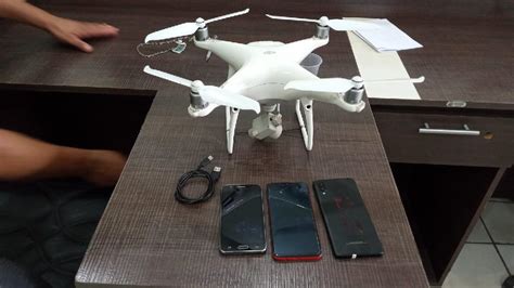 Pol Cia Apreende Drone Que Sobrevoava Penitenci Ria Carregando Celulares