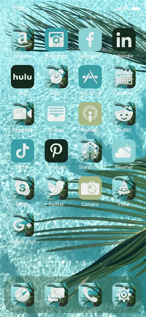 Stationery Widget Ios Covers Beach Vibes Ios App Icon Bundle App