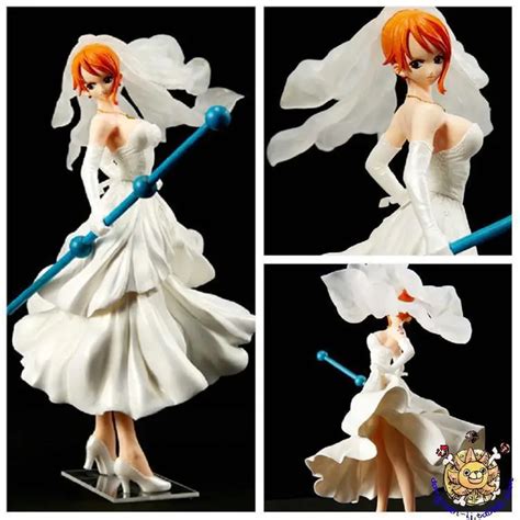 Droiyan Nami Wedding Dress 16cm Pvc One Piece Two Years Later Anime Figure Doll Collection