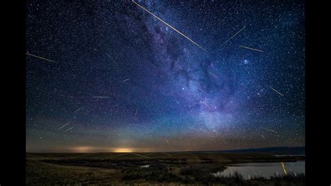 Perseids Meteor Shower At Flaming Gorge Youtube