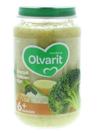 Olvarit Broccoli Kalkoen Rijst 6M00 Nu 1 85 Medicijnen Nl