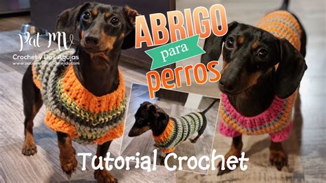 Abrigo Para Perro A Crochet Tutorial Youtube