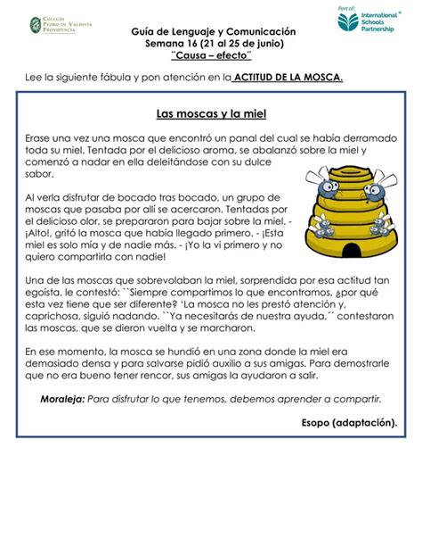 Guía de trabajo para causa y efecto profe social