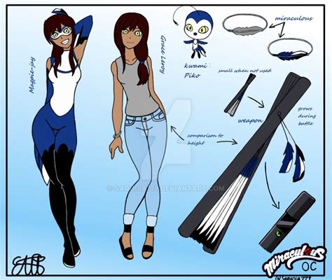 Miraculous Ladybug Oc Updated Look And Info By Saquoia779