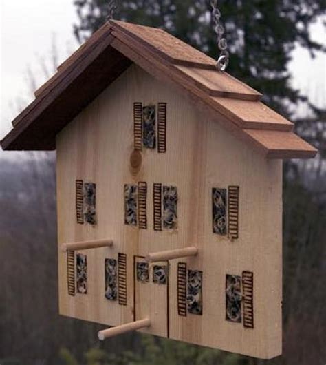 House Bird Feeder Free Woodworking Plan