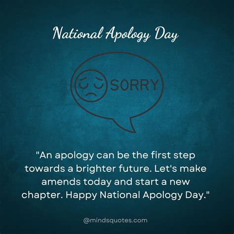 35 National Apology Day Quotes, Wishes & Messages