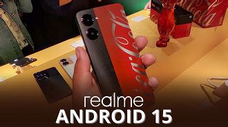 Android 15 quais celulares da realme vão receber