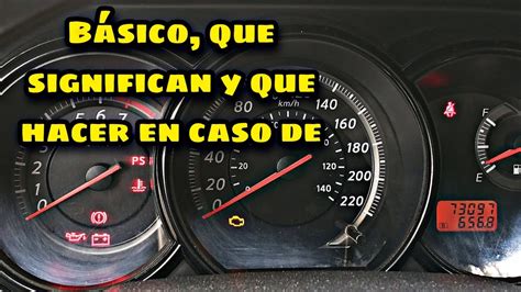 Que Significan Las Luces Testigo En El Tablero De Mi Auto Para