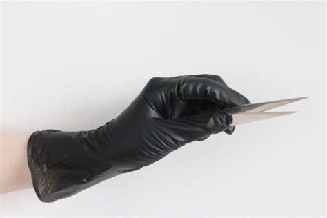 Black Vinyl Gloves Disposable Gloves Vinyl Powder Free Ready Food Grade