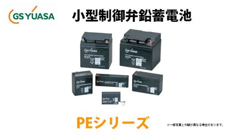 Pe12v08 W3 Gsユアサ製 小形制御弁式鉛蓄電池 12v08ah20hr Pe