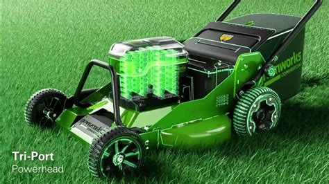 82v 30 Self Propelled Lawn Mower Greenworks Commercial Australia Youtube