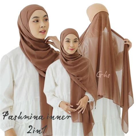 Jual Pashmina Inner Ceruty Babydoll In Pashmina Inner In Ceruty