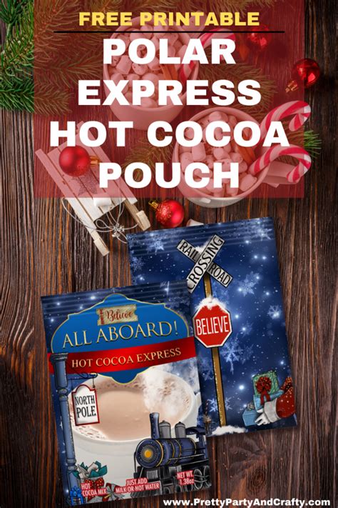 Polar Express Free Printables Hot Chocolate Pretty Party Crafty