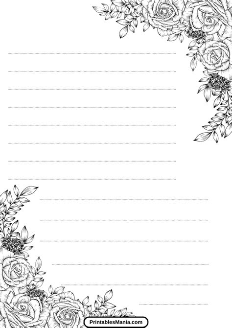 Lined Paper Printable Pdf Printables Mania