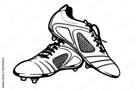 Soccer Cleat Vector