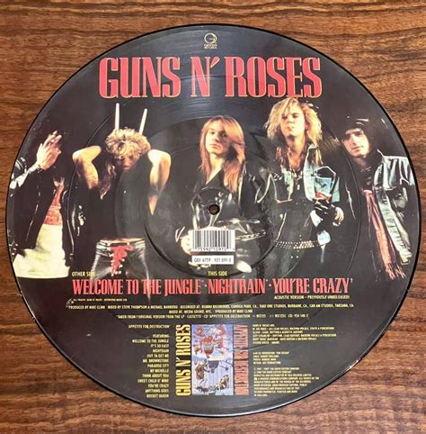 【未使用に近い】guns N Roses Welcome To The Jungle 12インチセカンドリリース盤 ピクチャーディスクの落札情報詳細 ヤフオク落札価格検索 オークフリー