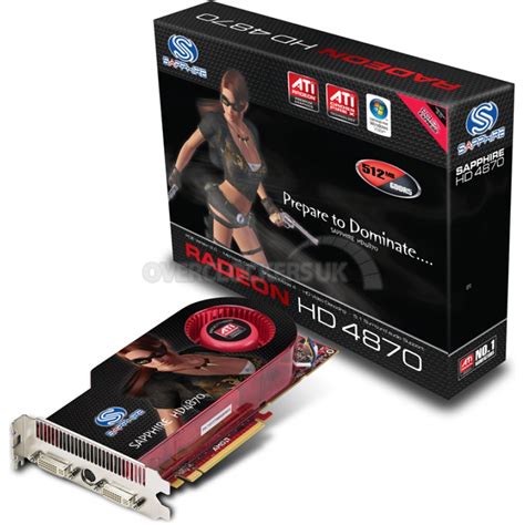 Sapphire ATI Radeon HD 4870 512MB GDDR5 TV Ou OcUK