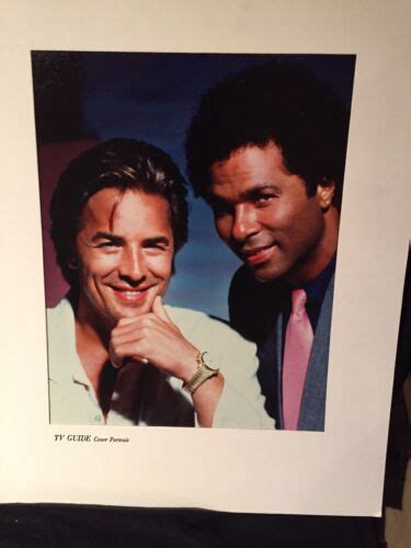 Tv Guide Miami Vice Portrait 1986 Ebay