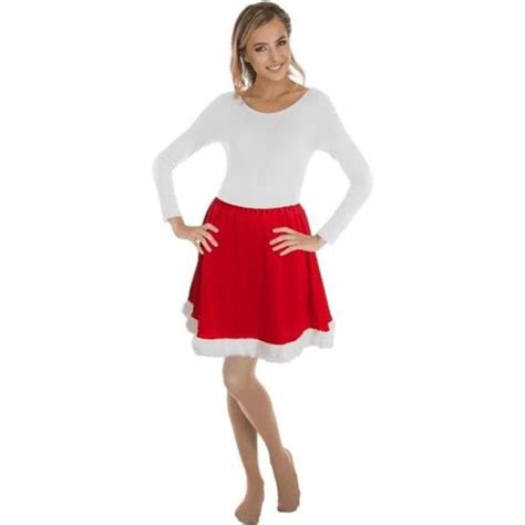 Jupe Mère Noël Adulte Noel Blanc Femme Blanc Cdiscount Prêt à