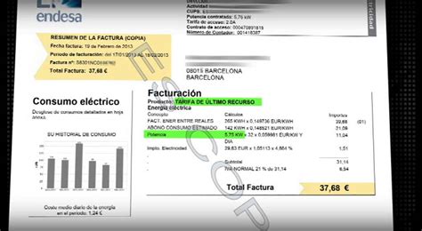 Factura Endesa TNV YouTube