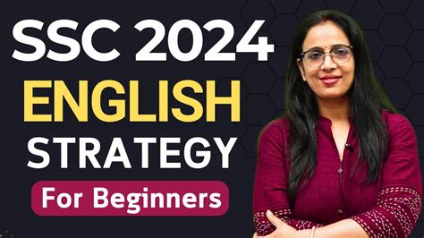 Complete English Strategy For Beginners 2024 SSC CGL CHSL GD MTS