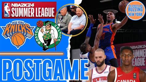 Knicks Vs Celtics Postgame Nba Summer League Latest Fournier Trade Report Barrett Fiba World