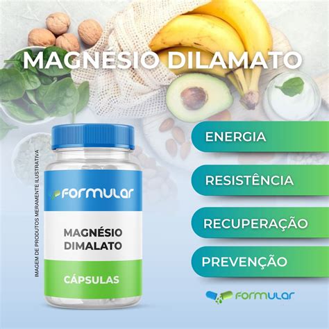 Magnésio Dimalato 300Mg CÁPSULAS