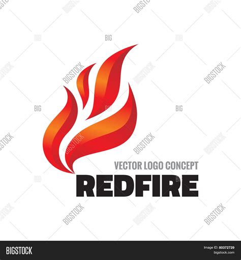 Red Fire - Vector Vector & Photo (Free Trial) | Bigstock