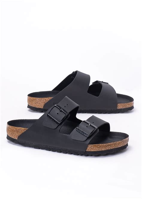 Klapki Damskie Czarne Birkenstock Arizona Bf Sneaker Peeker