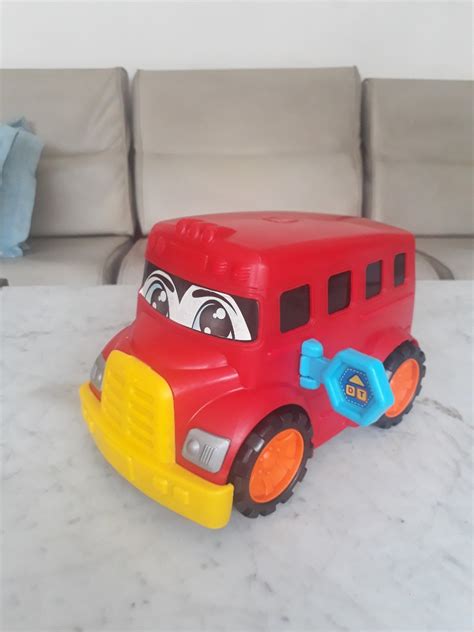 Red School Bus Dickie On Carousell