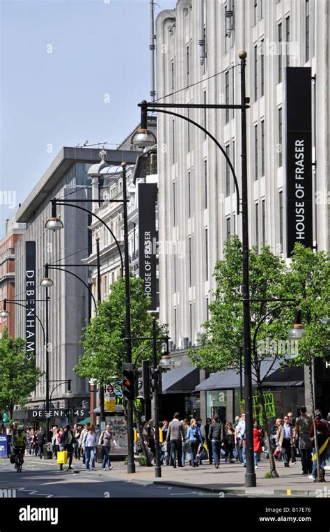 London West End Oxford Street shopping area Stock Photo - Alamy